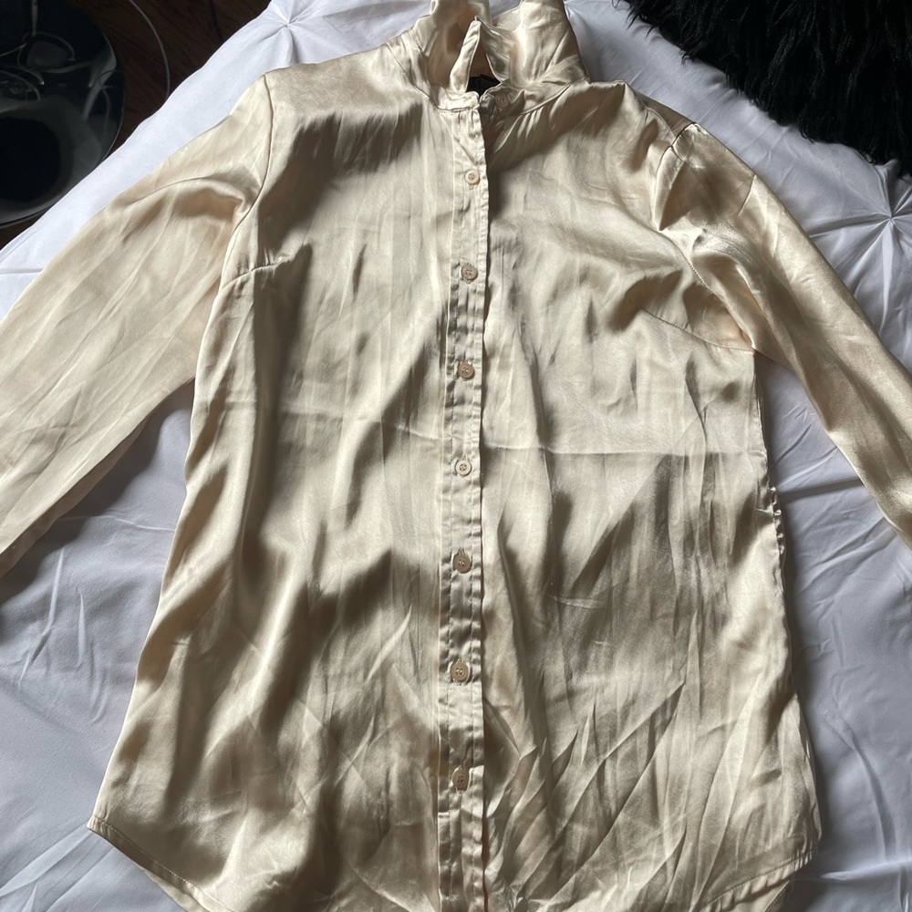 Silk Button Up - image 4